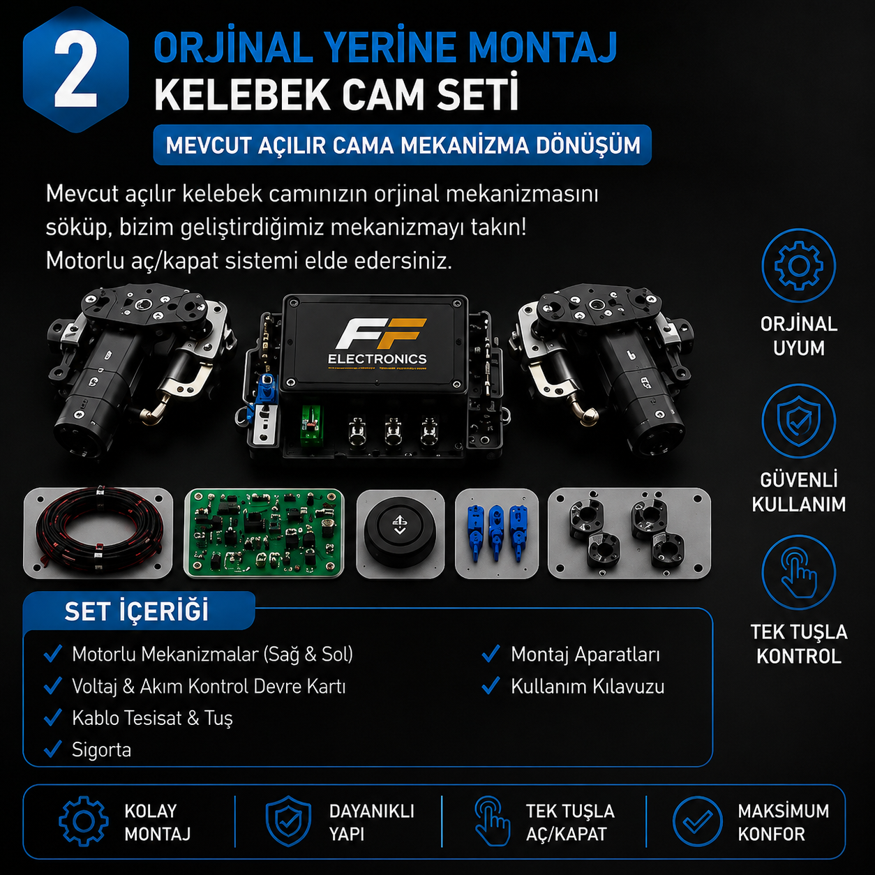 FFelektronics™ Oto Kelebek Set