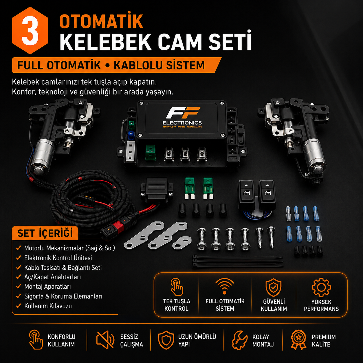 FFelektronics™ Oto Kelebek Set